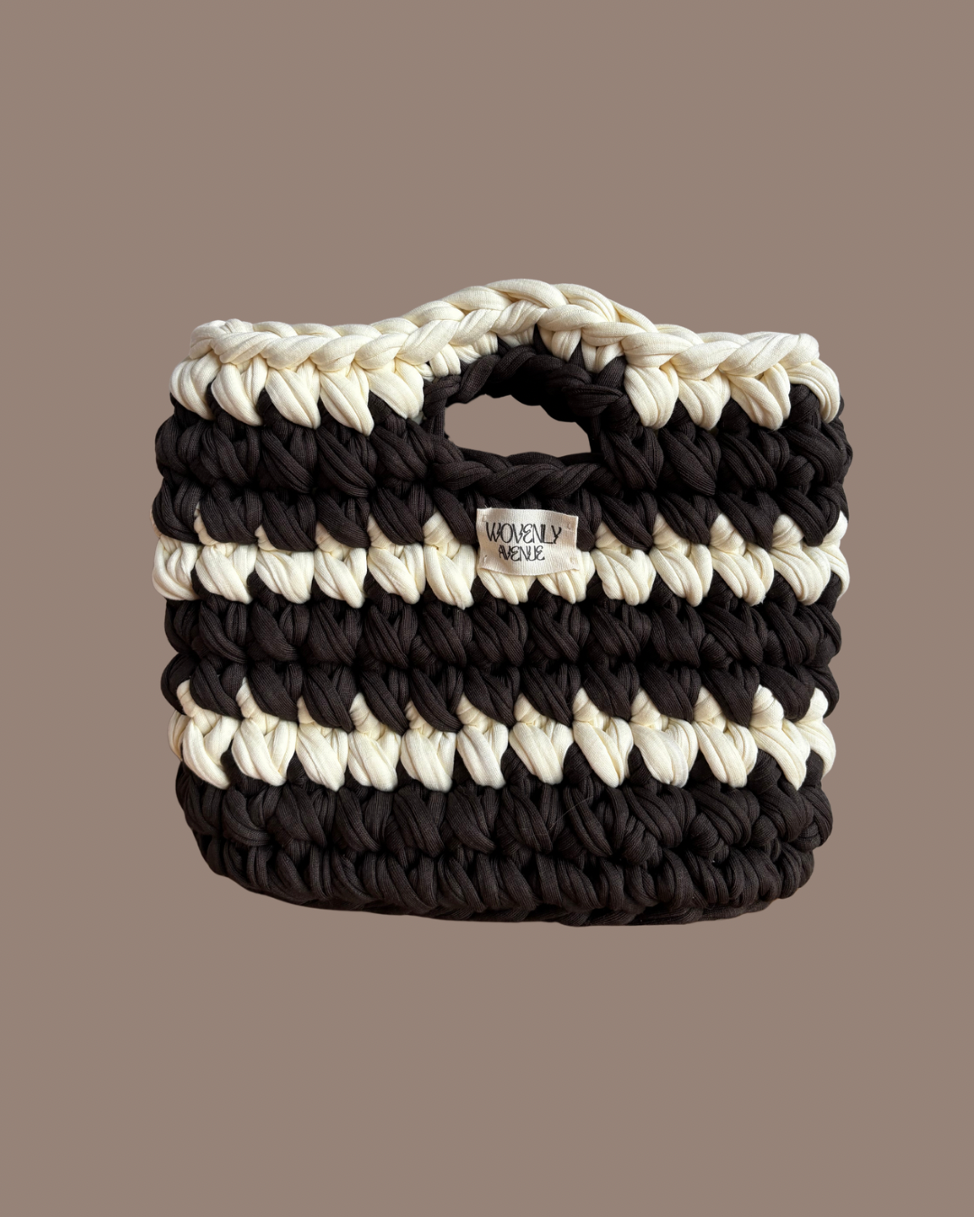 Lyra - Brown and Yellow Stripe